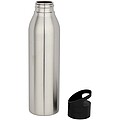Jednostěnná láhev na vodu z recyklované nerezové oceli 650ml, stříbrná