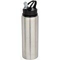 Jednostěnná láhev na vodu z recyklované nerezové oceli 800ml, šedá