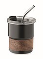 Jednostěnný pohárek 260 ml, černá
