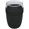 Kelímkový lunchbox se 2 oddíly, tmavě šedý