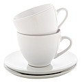 Keramická sada 2 ks šálků s podšálkem na cappucino, 150ml