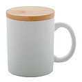 Keramický hrnek, 370ml, bambusové víčko