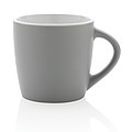 Keramický hrnek o objemu 300ml s bílým vnitřkem, šedý