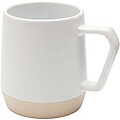Keramický hrnek s matným povrchem 300 ml, bílá