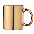 Keramický hrnek s metalickým povrchem, 300ml, zlatý