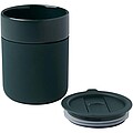 Keramický kelímek se silikonovým obalem a plastovým víčkem 330ml, zelená