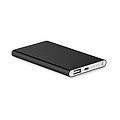 KIMI Hliníková powerbanka 4000 mAh, černá