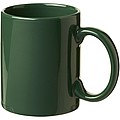 Klasický keramický hrnek o objemu 330 ml, tmavě zelená