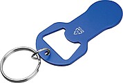 Klíčenka z recyklovaného hliníku, modrá