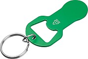 Klíčenka z recyklovaného hliníku, zelená