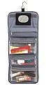 Kosmetická taška, rozkládací s háčkem na zavěšení, černá