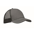 Kšiltovka trucker s 5 panely, tmavě šedá