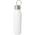 Láhev na pití, 700ml, z nerezové oceli s poutkem, bílá