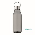 Láhev na pití, 800ml, nerezové víčko, Tritan Renew, transparentní šedá