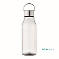 Láhev na pití, 800ml, nerezové víčko, Tritan Renew, transparentní