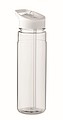 Láhev na pití z RPET, 650ml, bílé víčko
