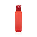 Láhev na pití z RPET, 650ml, transparentní červená