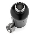 Láhev na sycené nápoje z recyklované oceli, objem 800 ml, černá