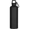 Láhev na vodu s karabinou z recyklovaného plastu 750 ml, černá
