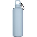 Láhev na vodu s karabinou z recyklovaného plastu 750 ml, jemně modrá