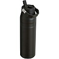 Láhev na vodu s výklopným brčkem 1,06 l, černá