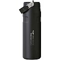 Láhev na vodu vyklápěcím brčkem 700 ml, černá