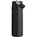 Láhev na vodu vyklápěcím brčkem 700 ml, černá