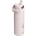 Láhev na vodu vyklápěcím brčkem 700 ml, světle růžová