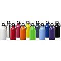 Láhev na vodu z nerezové oceli s karabinou 400ml, královská modrá