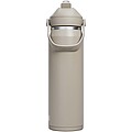 Láhev na vodu z nerezové oceli s výklopným brčkem 750ml, Světle šedá