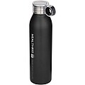 Láhev na vodu z recyklované nerezové oceli 650ml, černá