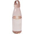 Láhev na vodu z recyklovaného plastu 800 ml, jemně růžová