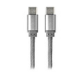 Magnetický 60W kabel USB-C, stříbrná