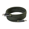 Magnetický 60W kabel USB-C, tmavě zelená