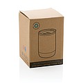 Malý termohrnek, 180ml, nerezový s korkovým dnem, modrý