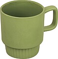 Matný keramický hrek 300 ml, světle zelená