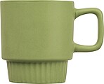 Matný keramický hrek 300 ml, světle zelená