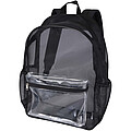 Mesh batoh z recyklovaného materiálu, 18 l, černá