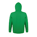 Mikina s kapucí SOLS SNAKE, středně zelená, 3XL