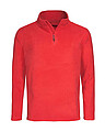 Mikina STEDMAN ACTIVE FLEECE HALF ZIP JACKET MEN červená S