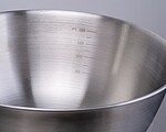 Miska na salát s bambusovým víčkem 2000 ml, šedá