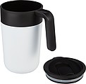 MISTIO Termohrnek z recyklovaného plastu, 400 ml, bílý