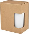 MISTIO Termohrnek z recyklovaného plastu, 400 ml, bílý