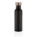 Moderní nerezová láhev na vodu, objem 700ml, černá