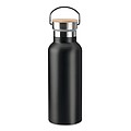 MONILEA Dvoustěnná vakuová termoska z nerezové oceli, objem 500 ml, černá