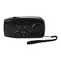 Multifunkční nouzové rádio, černá