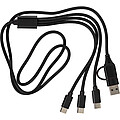 Nabíjecí kabel 6v1, černá