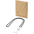 Nabíjecí kabel Ion 65 W s poutkem z recyklovaného plastu, 5 v 1, bílá