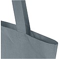 Nákupní taška z recyklované bavlny 140 g/m2, šedá