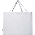 Nákupní taška z recyklované bavlny, 220 g/m2 40L, bílá